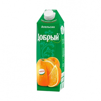 Сок ДОБРЫЙ Апельсин с мякотью1 л. тетрапак