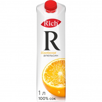 Сок RICH Апельсин 1 л. тетрапак